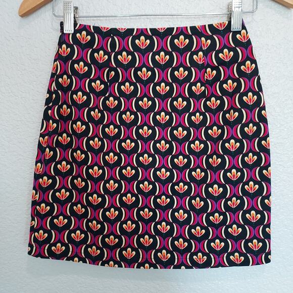 Desigual Magenta Patterned Mini Skirt Size XS - Picture 4 of 6